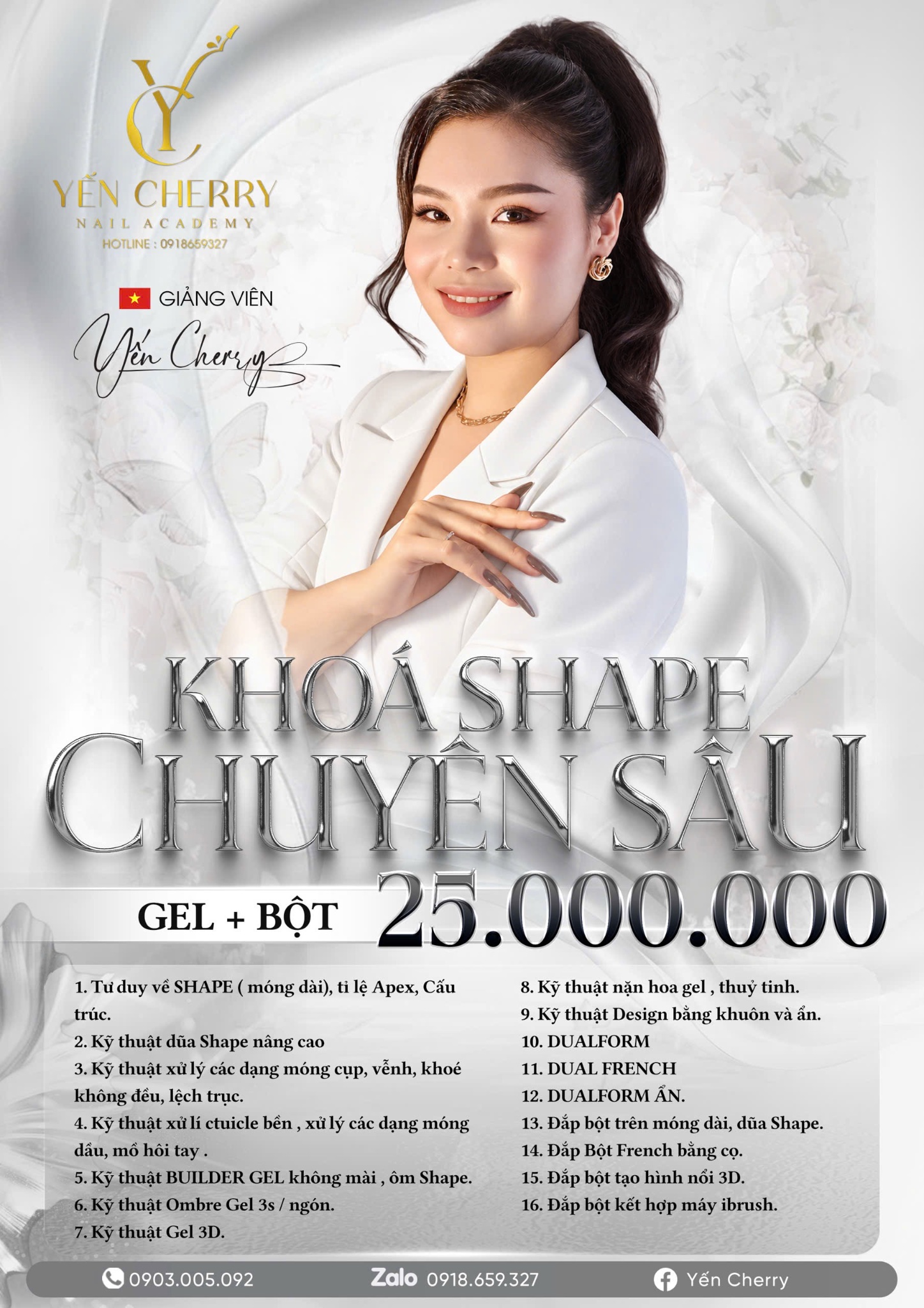 Khoá Shape Chuyên Sâu (Gel + Bột)