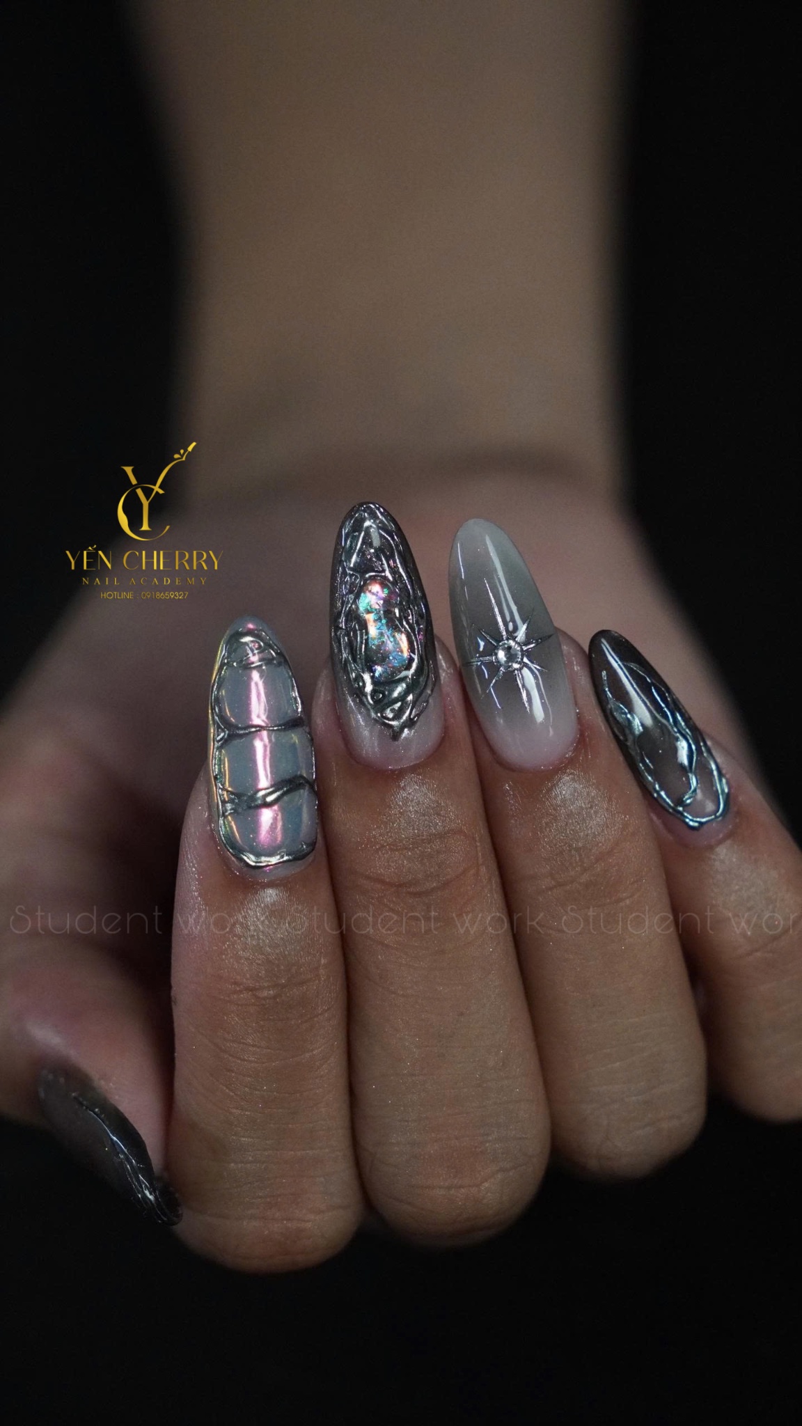 Kỹ thuật sơn trên móng Gel không mất Shape