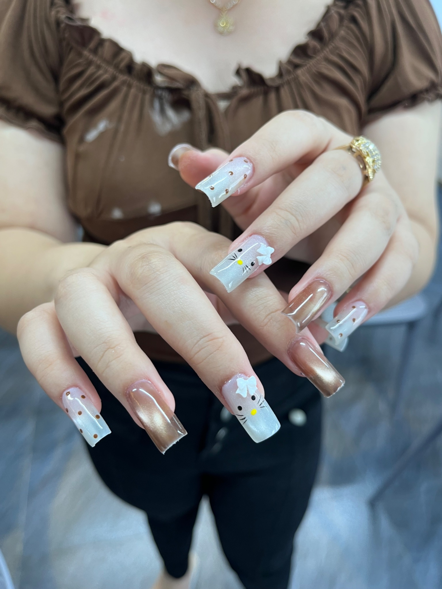 Kỹ thuật đắp Natural, Clear, bột màu