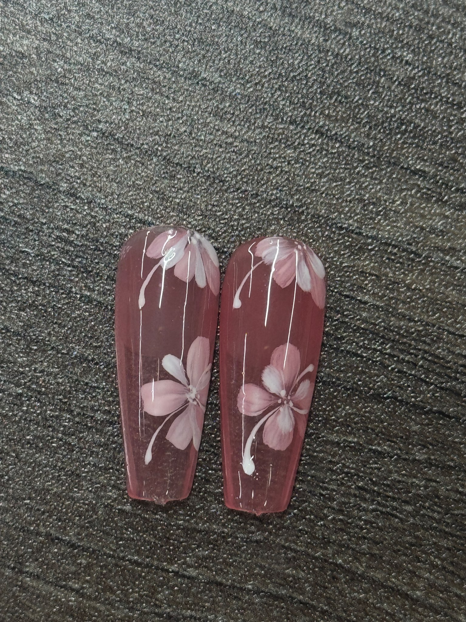 Kỹ thuật đắp Natural, bột màu